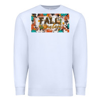 White fall in love license plate Premium Sweatshirt - BundleAndBundleShop