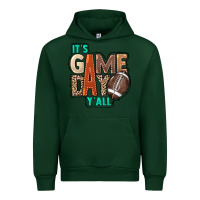 Forest Green It's game day y'all Urban Hoodie - HowdyJamesFarm