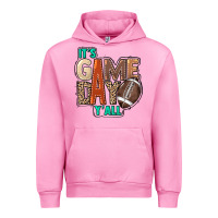 Fuchsia Pink It's game day y'all Urban Hoodie - HowdyJamesFarm
