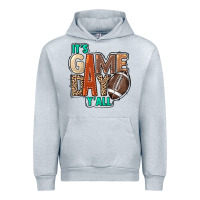 Heather Grey It's game day y'all Urban Hoodie - HowdyJamesFarm