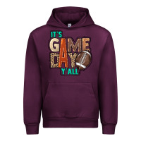 Mauve Wine It's game day y'all Urban Hoodie - HowdyJamesFarm