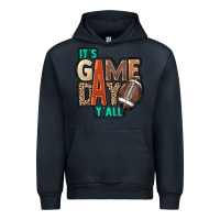 Navy It's game day y'all Urban Hoodie - HowdyJamesFarm