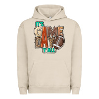Pigment French Oak It's game day y'all Urban Hoodie - HowdyJamesFarm