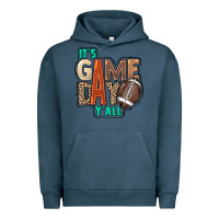 Pigment Midnight Navy It's game day y'all Urban Hoodie - HowdyJamesFarm