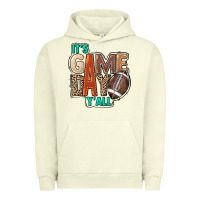 Pigment Pistachio It's game day y'all Urban Hoodie - HowdyJamesFarm