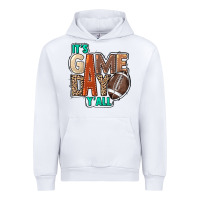 White It's game day y'all Urban Hoodie - HowdyJamesFarm