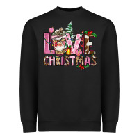 Black love christmas Heavyweight Sweatshirt - AdoDesignShop