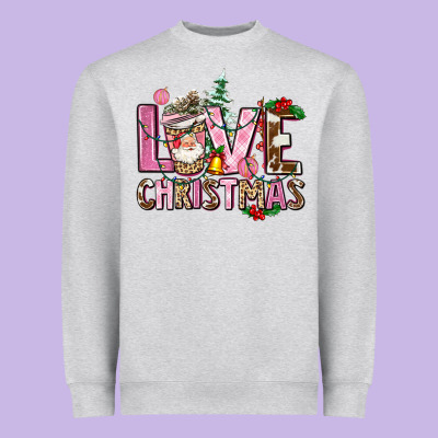 Love Christmas Heavyweight Sweatshirt Designed By Adodesignshop
