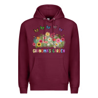 Burgundy grandma garden birth month flower Premium Hoodie - JahusDesignShop