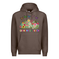 Coffee grandma garden birth month flower Premium Hoodie - JahusDesignShop