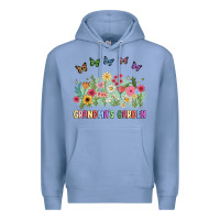 Colony Blue grandma garden birth month flower Premium Hoodie - JahusDesignShop