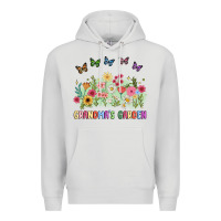 Dove Grey grandma garden birth month flower Premium Hoodie - JahusDesignShop