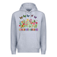 Heather Grey grandma garden birth month flower Premium Hoodie - JahusDesignShop