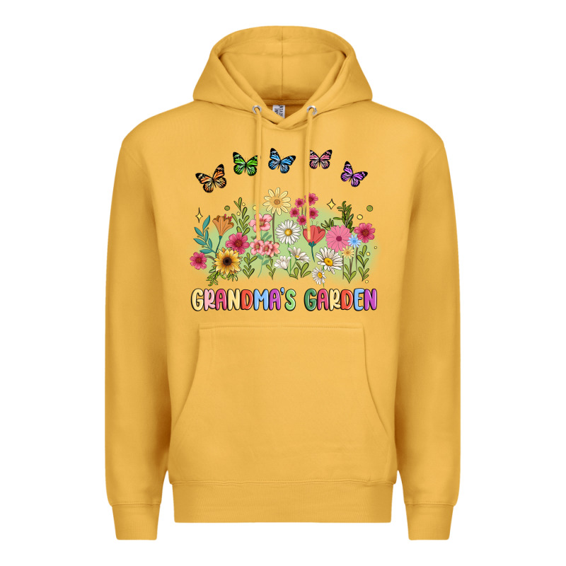 Grandma Garden Birth Month Flower Premium Hoodie by JahusDesignShop | Teevron