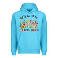 Ocean Blue grandma garden birth month flower Premium Hoodie - JahusDesignShop