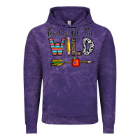 Cloud Purple teacher of the wild Vintage Hoodie - CowhideDigitalArt