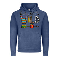 Vintage Denim teacher of the wild Vintage Hoodie - CowhideDigitalArt