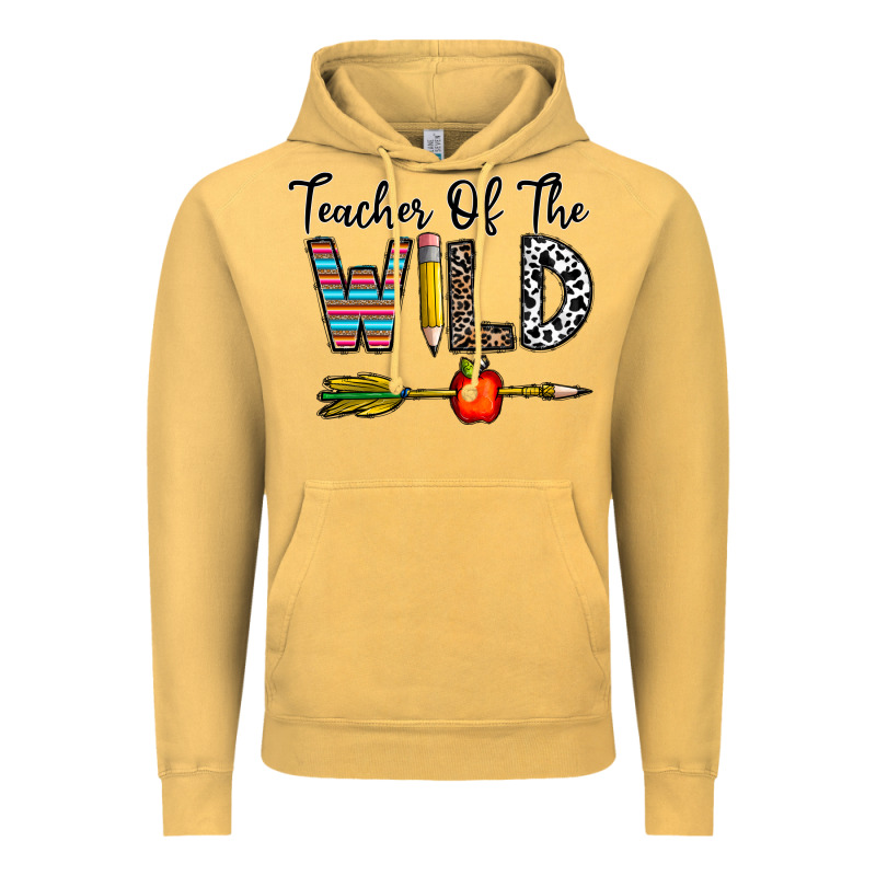 Teacher Of The Wild Vintage Hoodie by CowhideDigitalArt | Teevron