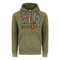 Vintage Olive teacher of the wild Vintage Hoodie - CowhideDigitalArt