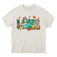 Cream But i think i love Fall most of all gnome Heavy Core Tee - RanaPortraitStore