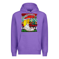 Purple Believe In Hope Santa Moon Premium Hoodie - Bettercallsaul