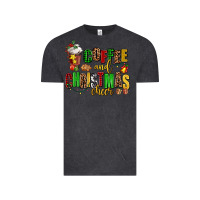 Vintage Black coffee and christmas cheer Vintage Tee - AdoDesignShop