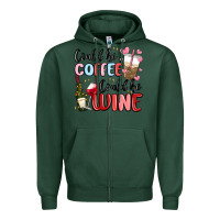 Sports Green could be coffee could be wine Zipper Hoodie - MaliasSmallBusiness