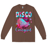 Chestnut disco cowgirl Long Sleeve Tee - NancyCooperArtShop