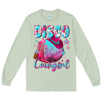 Matcha disco cowgirl Long Sleeve Tee - NancyCooperArtShop
