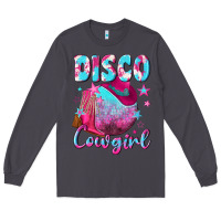 Smoke disco cowgirl Long Sleeve Tee - NancyCooperArtShop