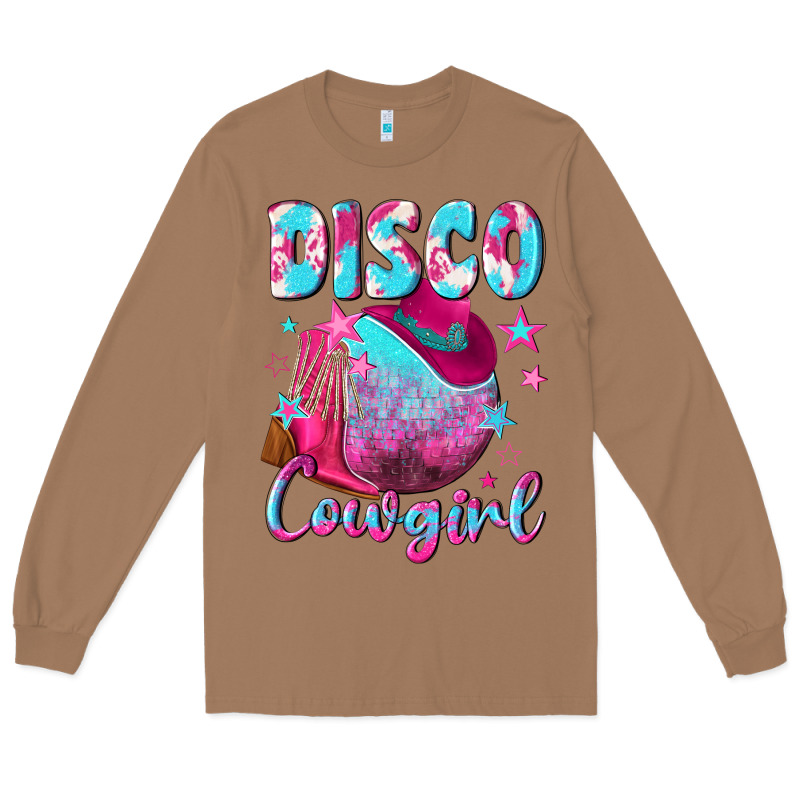 Disco Cowgirl Long Sleeve Tee by NancyCooperArtShop | Teevron