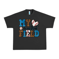 Pigment Black my heart is on that field baseball Urban Heavy Tee - AdoDesignShop