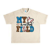 Sandshell my heart is on that field baseball Urban Heavy Tee - AdoDesignShop