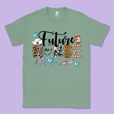 Western Future Nurse Classic Tee Designed By Lillyallendesigns