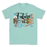 Seafoam Western Future Nurse Classic Tee - LillyAllenDesigns