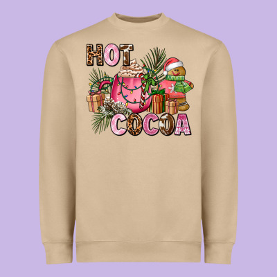 Hot Cocoa Heavyweight Sweatshirt Designed By Adodesignshop