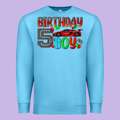 Birthday Boy 5 Premium Sweatshirt Designed By Bundleandbundleshop