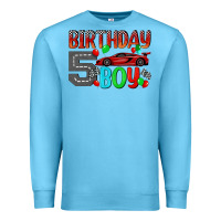 Ocean Blue birthday boy 5 Premium Sweatshirt - BundleAndBundleShop
