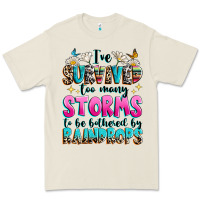 Bone ive survived too many storms to be bothered by raindrops Premium Tee - texasbilliewilder