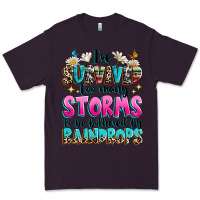 Plum ive survived too many storms to be bothered by raindrops Premium Tee - texasbilliewilder