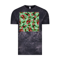 Cloud Black christmas candy cane seamless pattern Vintage Tee - BundleAndBundleShop