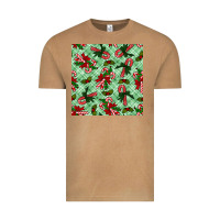 Vintage Camel christmas candy cane seamless pattern Vintage Tee - BundleAndBundleShop