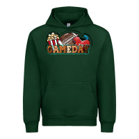 Forest Green Game day football popcorn Urban Hoodie - HowdyJamesFarm
