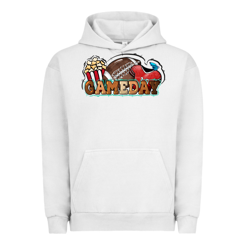 Game Day Football Popcorn Urban Hoodie by HowdyJamesFarm | Teevron
