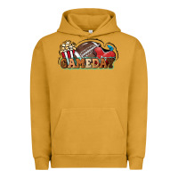 Pigment Peanut Butter Game day football popcorn Urban Hoodie - HowdyJamesFarm