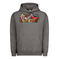 Pigment Tornado Game day football popcorn Urban Hoodie - HowdyJamesFarm