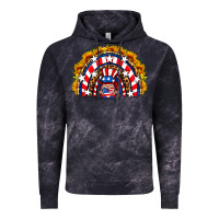 Cloud Black usa gnome sunflower rainbow Vintage Hoodie - HRA Design Shop