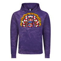 Cloud Purple usa gnome sunflower rainbow Vintage Hoodie - HRA Design Shop