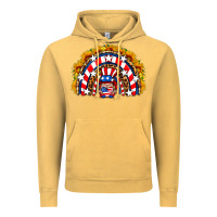 Vintage Mustard usa gnome sunflower rainbow Vintage Hoodie - HRA Design Shop