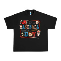 Black its a baseball kinda day Urban Heavy Tee - AdoDesignShop
